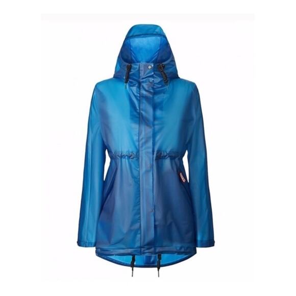 Hunter Original Raincoat Jacket Women’s Medium Vinyl Parka NWT - Picture 1 of 7
